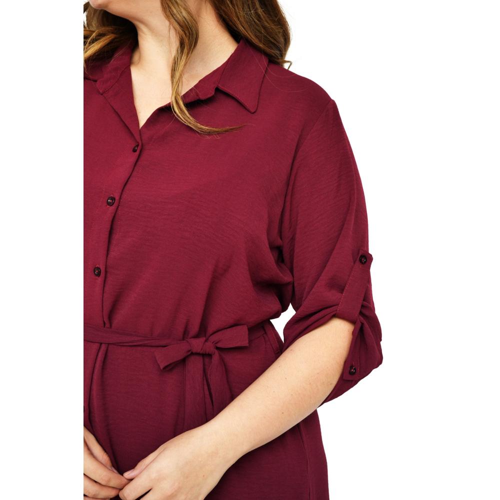 Foto 5 | Vestido Largo Roman Fashion /tallas Extras 1765 Vino