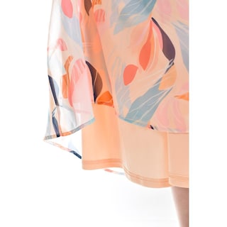 Foto 4 | Vestido de Chiffon Roman Fashion Tallas Extras Rosa Claro