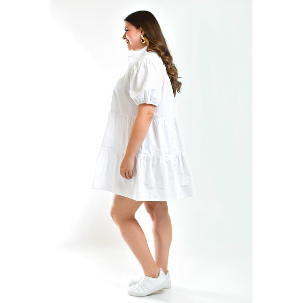 Foto 3 pulgar | Vestido Roman Fashion Blanco para Mujer