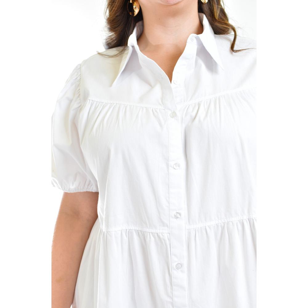 Foto 5 pulgar | Vestido Roman Fashion Blanco para Mujer