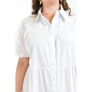 Foto 4 | Vestido Roman Fashion Blanco para Mujer