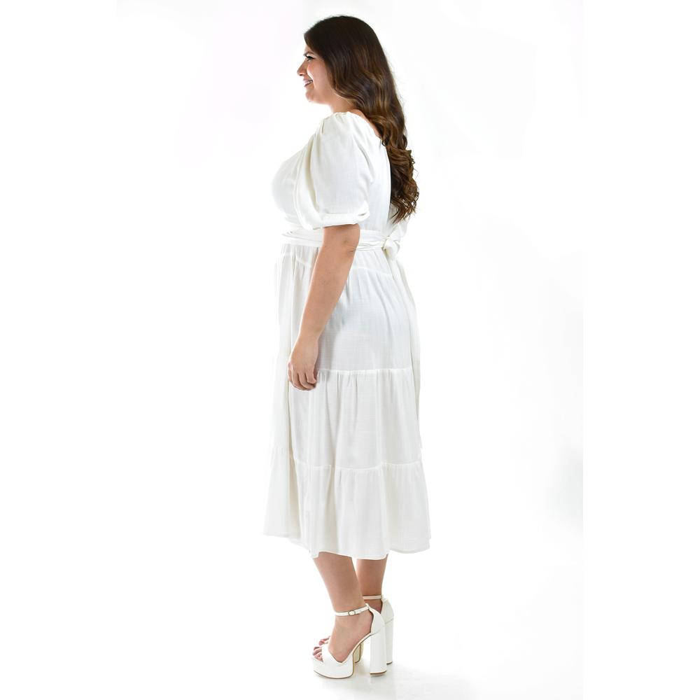 Foto 3 pulgar | Vestido Roman Fashion Blanco para Mujer