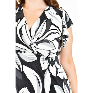 Foto 4 | Vestido Midi Roman Fashion 9940-3 Negro para Mujer