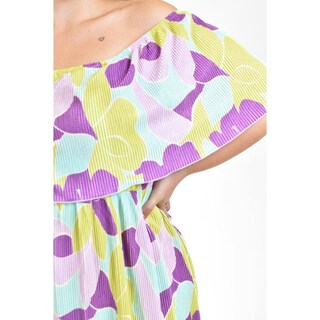 Foto 4 | Vestido Plisado Roman Fashion /tallas Extras, 2319 (morado) Lila