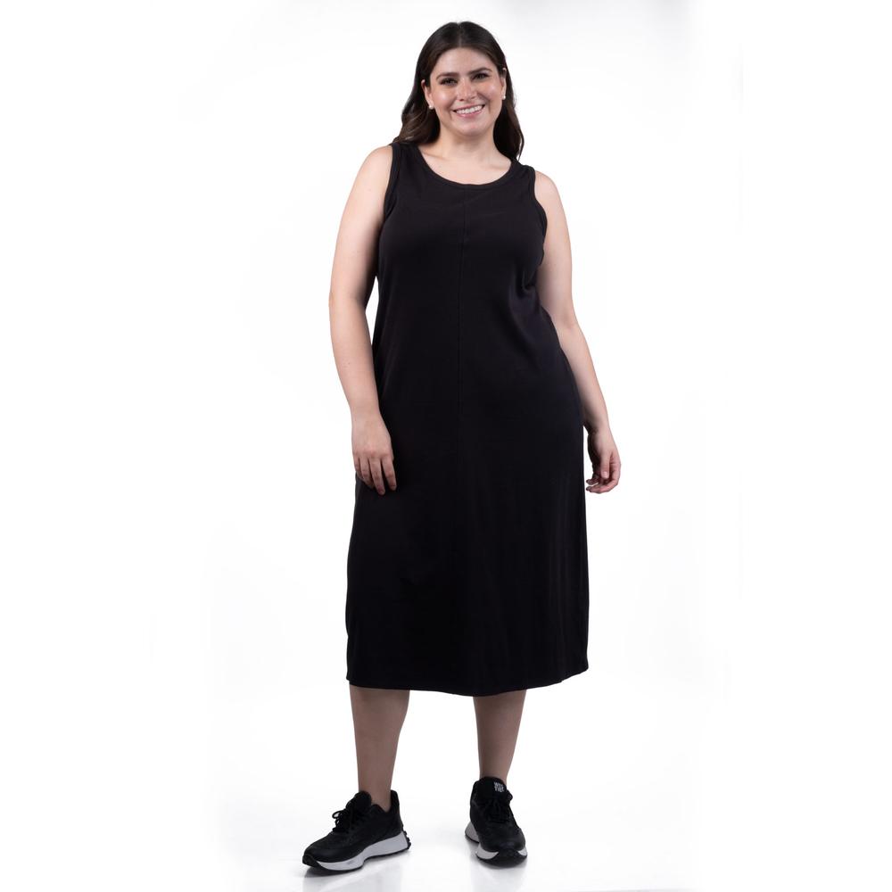 Vestido De Algodon Roman Fashion /tallas Extras, 137 (negro) Negro