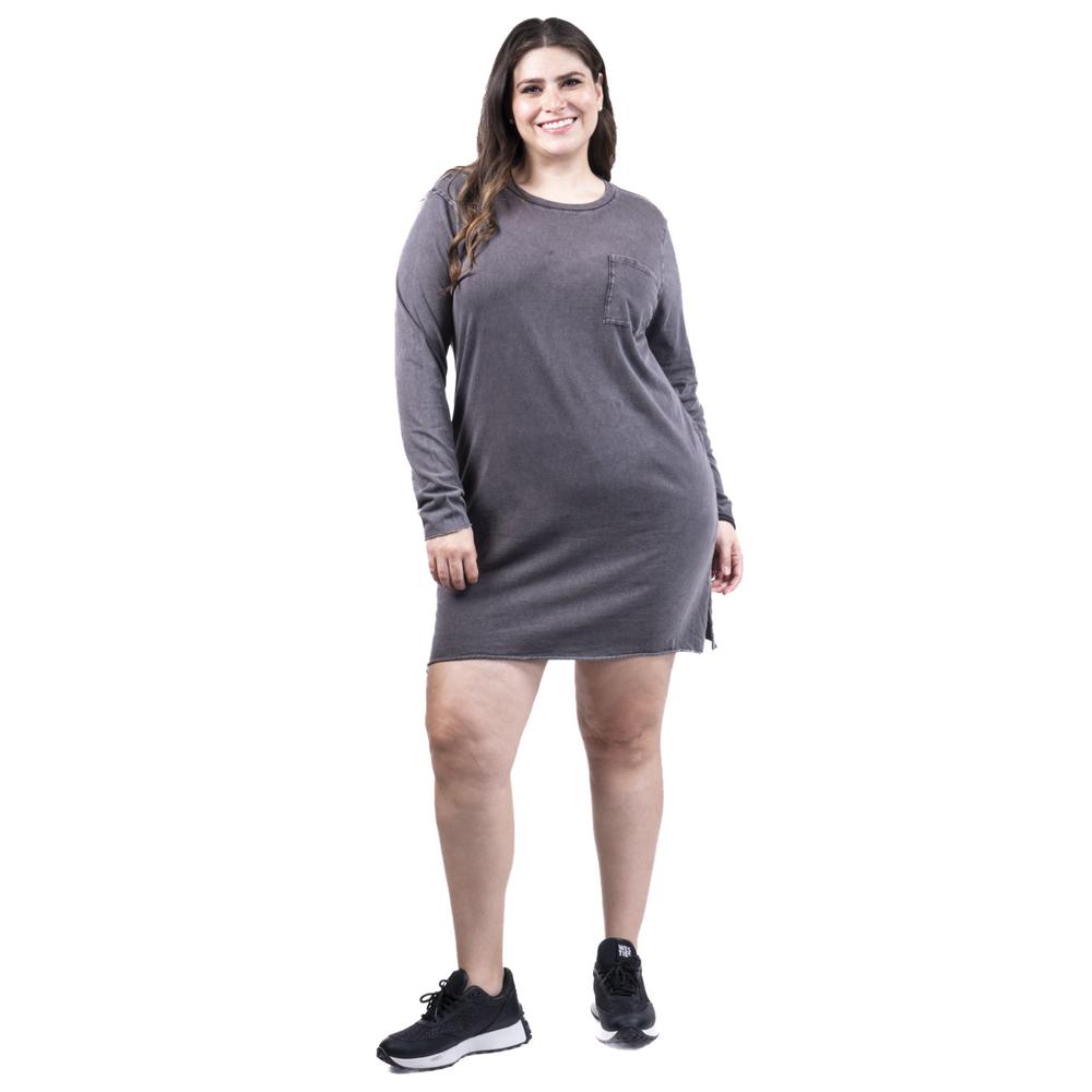 Foto 2 pulgar | Vestido Deportivo Roman Fashion /tallas Extras, 2026 (gris) Gris