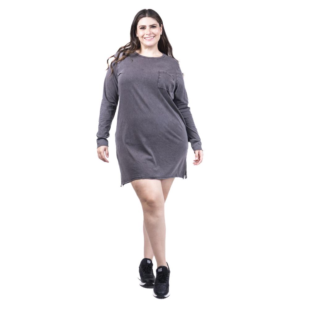 Foto 5 pulgar | Vestido Deportivo Roman Fashion /tallas Extras, 2026 (gris) Gris
