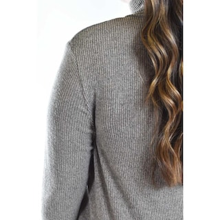 Foto 4 | Vestido De Punto Con Cuello Alto Roman Fashion /tallas Extras, 3821 (cafe) Cafe