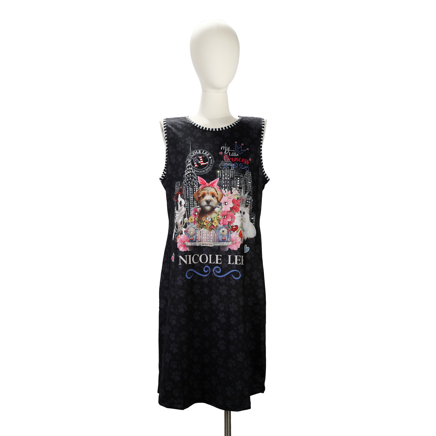 Foto 1 | Vestido Nicole Lee Con Pedrería Estampado Family Year