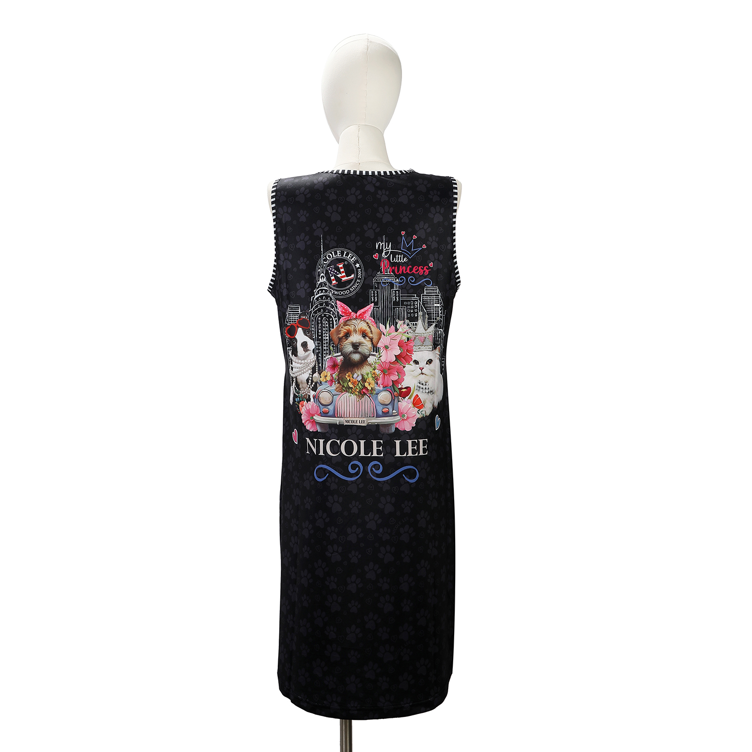 Foto 2 | Vestido Nicole Lee Con Pedrería Estampado Family Year