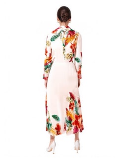Foto 3 | Vestido Camisero Casual Estampado Floral