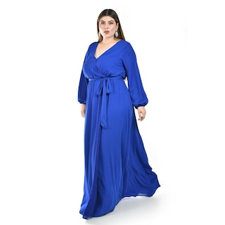 Foto 2 | Vestido de Fiesta Roman Fashion Azul