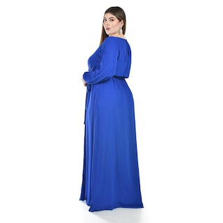Foto 3 | Vestido de Fiesta Roman Fashion Azul