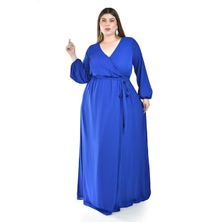 Foto 4 | Vestido de Fiesta Roman Fashion Azul