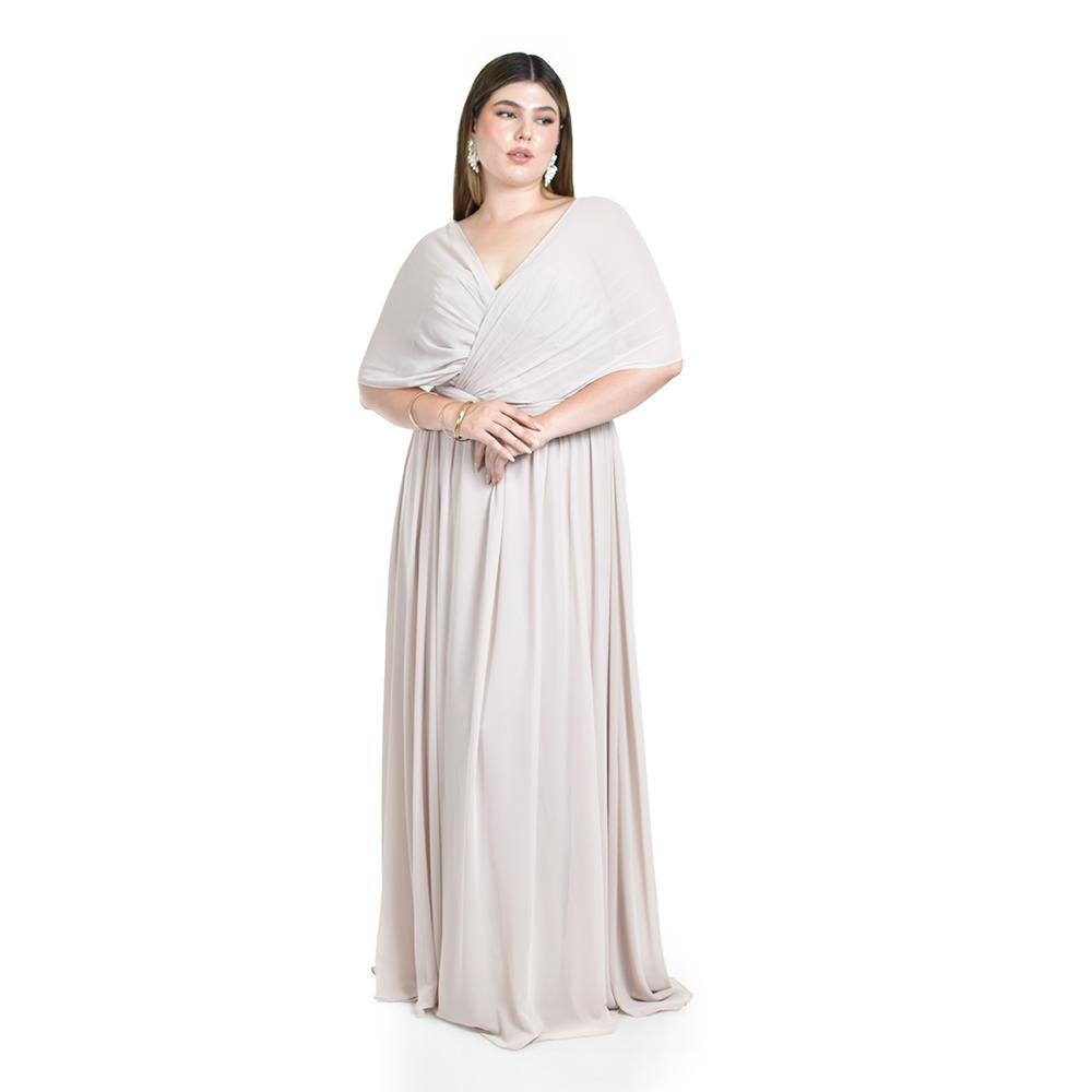 Foto 5 pulgar | Vestido de Fiesta Roman Fashion Beige