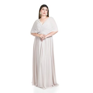 Foto 4 | Vestido de Fiesta Roman Fashion Beige