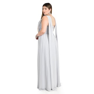 Foto 3 | Vestido de Noche Roman Fashion Gris para Mujer