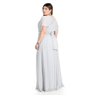 Foto 5 | Vestido de Noche Roman Fashion Gris para Mujer