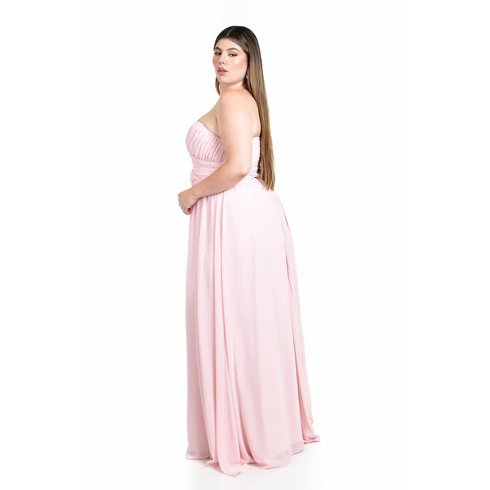 Foto 2 | Vestido de Noche Roman Fashion Rosa para Mujer