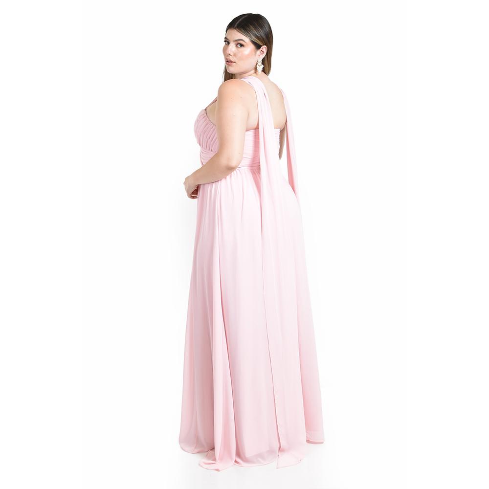 Foto 3 | Vestido de Noche Roman Fashion Rosa para Mujer