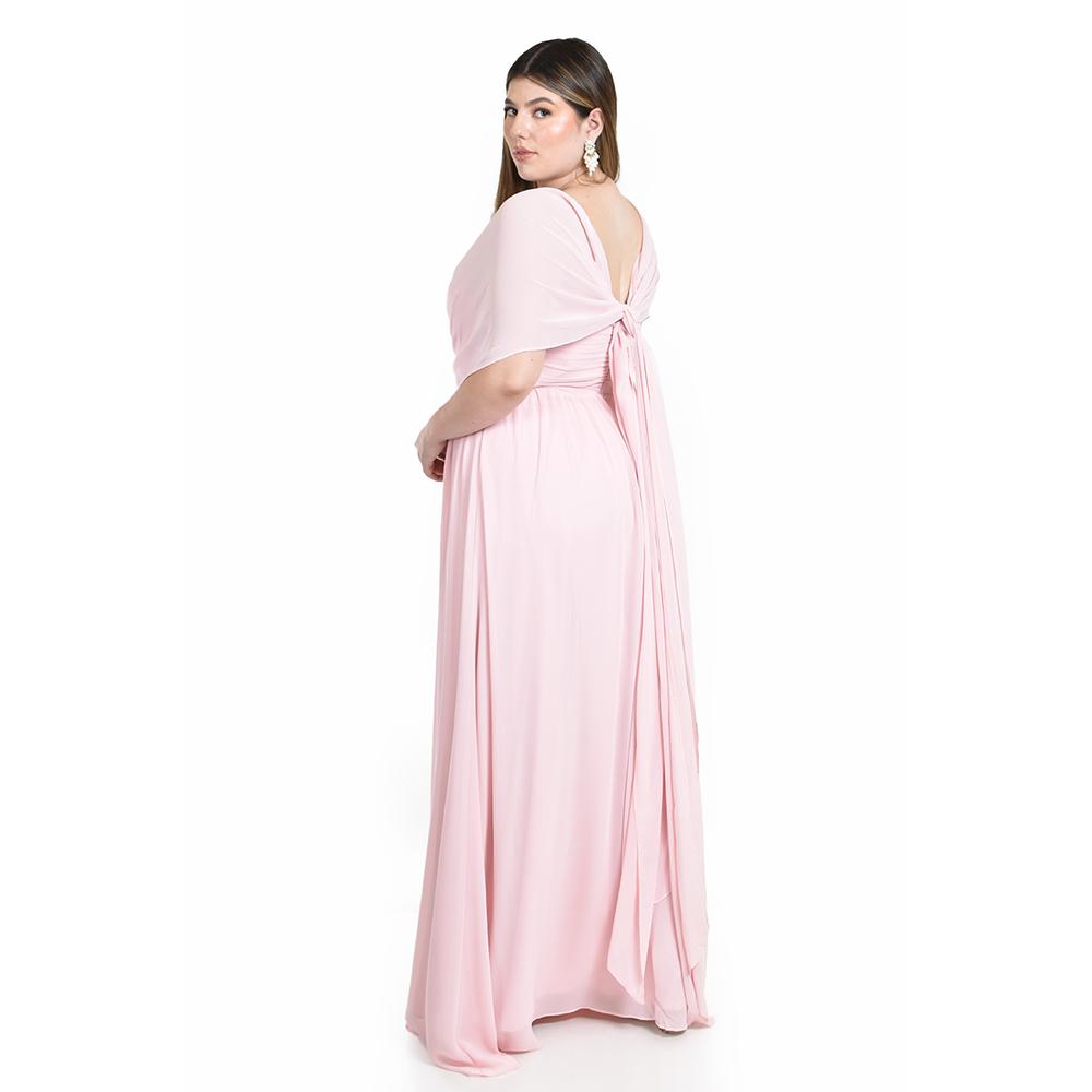 Foto 4 | Vestido de Noche Roman Fashion Rosa para Mujer