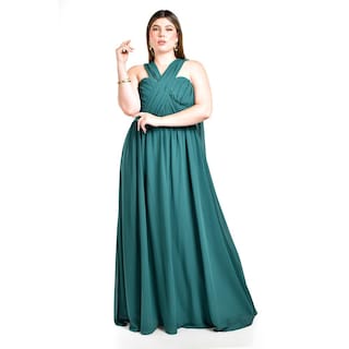Foto 5 | Vestido de Noche Roman Fashion Verde para Mujer