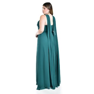 Foto 6 | Vestido de Noche Roman Fashion Verde para Mujer