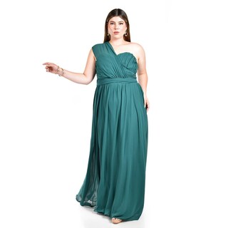 Foto 7 | Vestido de Noche Roman Fashion Verde para Mujer