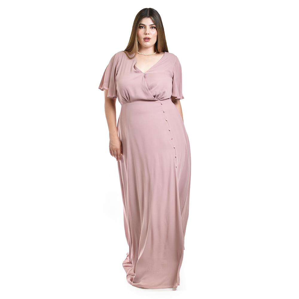 Foto 6 | Vestido Largo Roman Fashion Rosa