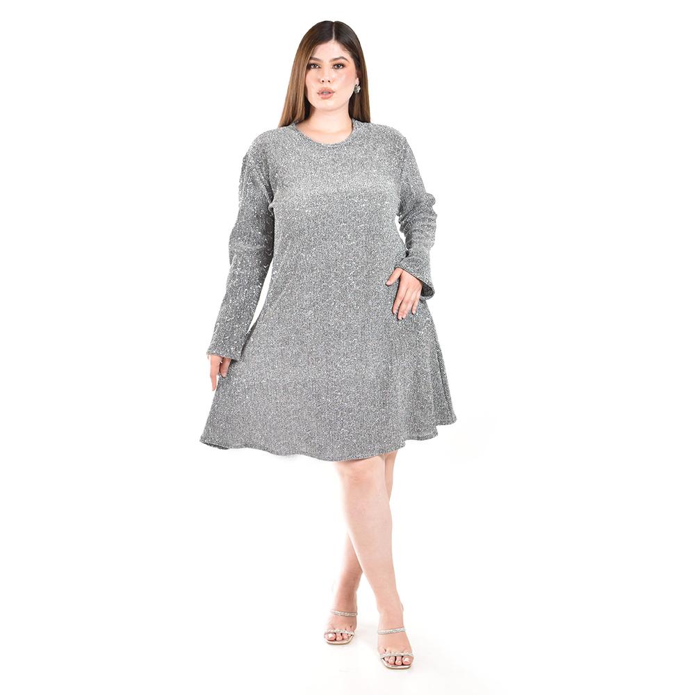 Foto 6 pulgar | Vestido con Lentejuela Roman Fashion para Mujer