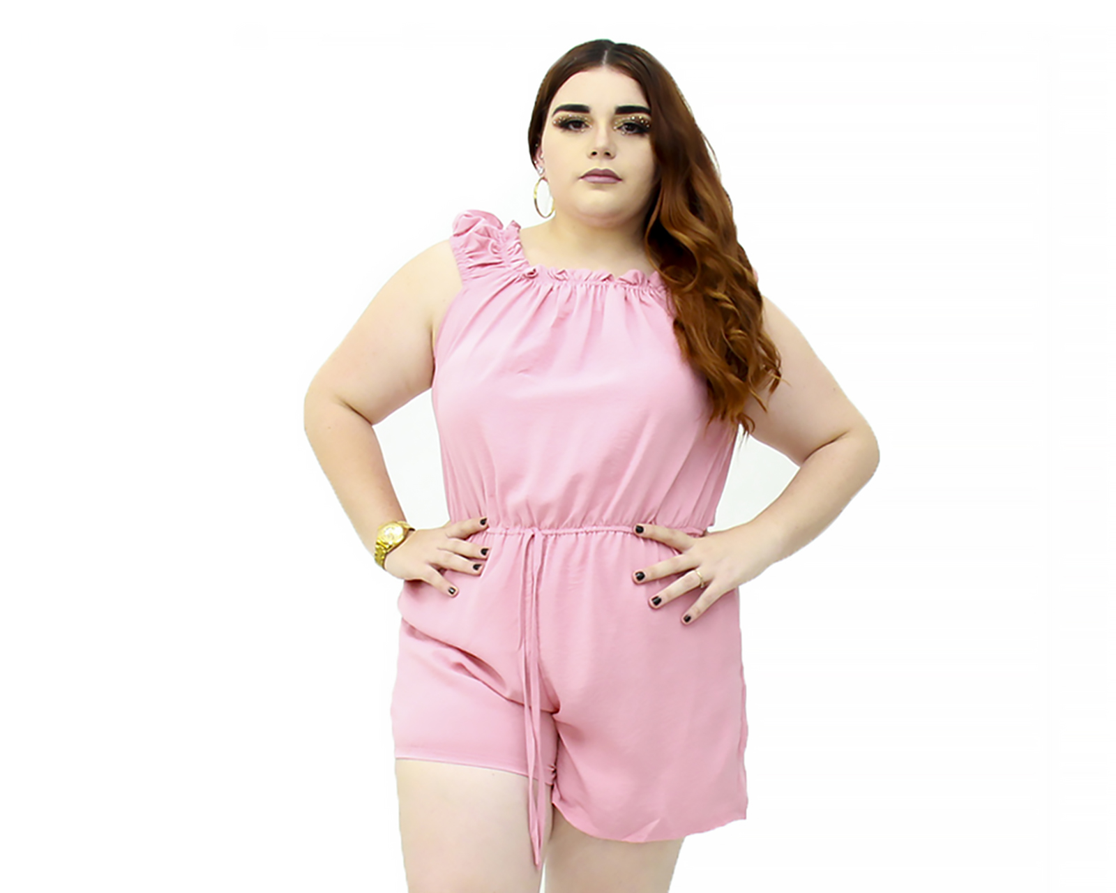 Foto 2 pulgar | Jumpsuit Locura color Rosa Short
