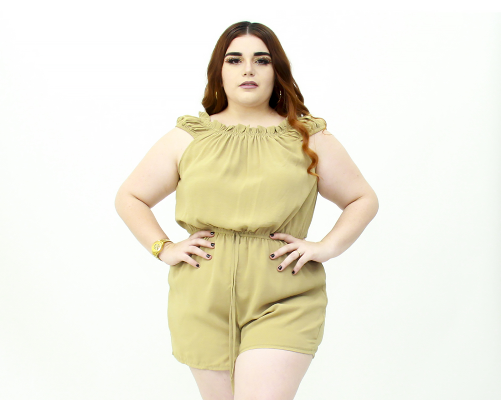 Foto 2 pulgar | Jumpsit Locura Color Beige Short