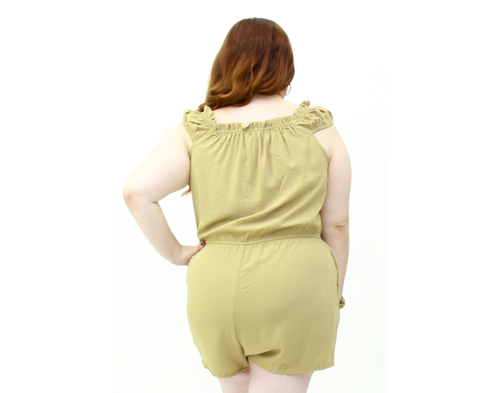 Foto 3 pulgar | Jumpsit Locura Color Beige Short