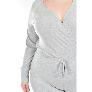 Foto 4 | Jumpsuit Casual Roman Fashion / Tallas Extras, 2612 (gris) Gris