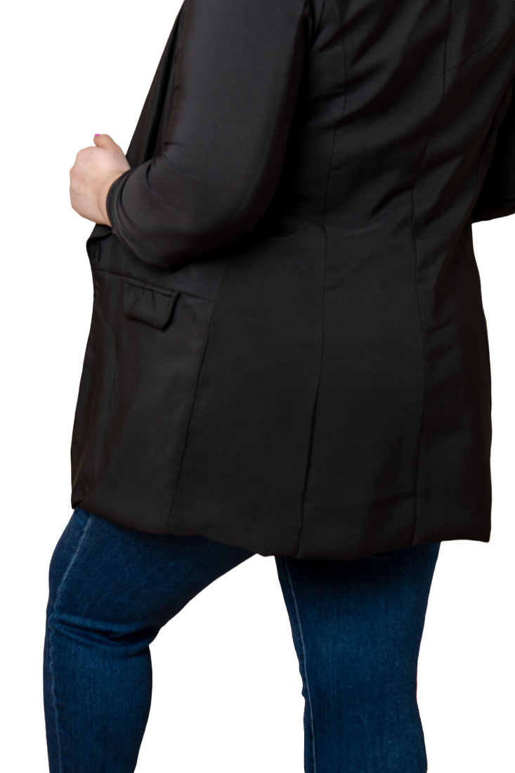 Foto 4 pulgar | Blazer de Vestir María Ferré 2846 Negro para Mujer