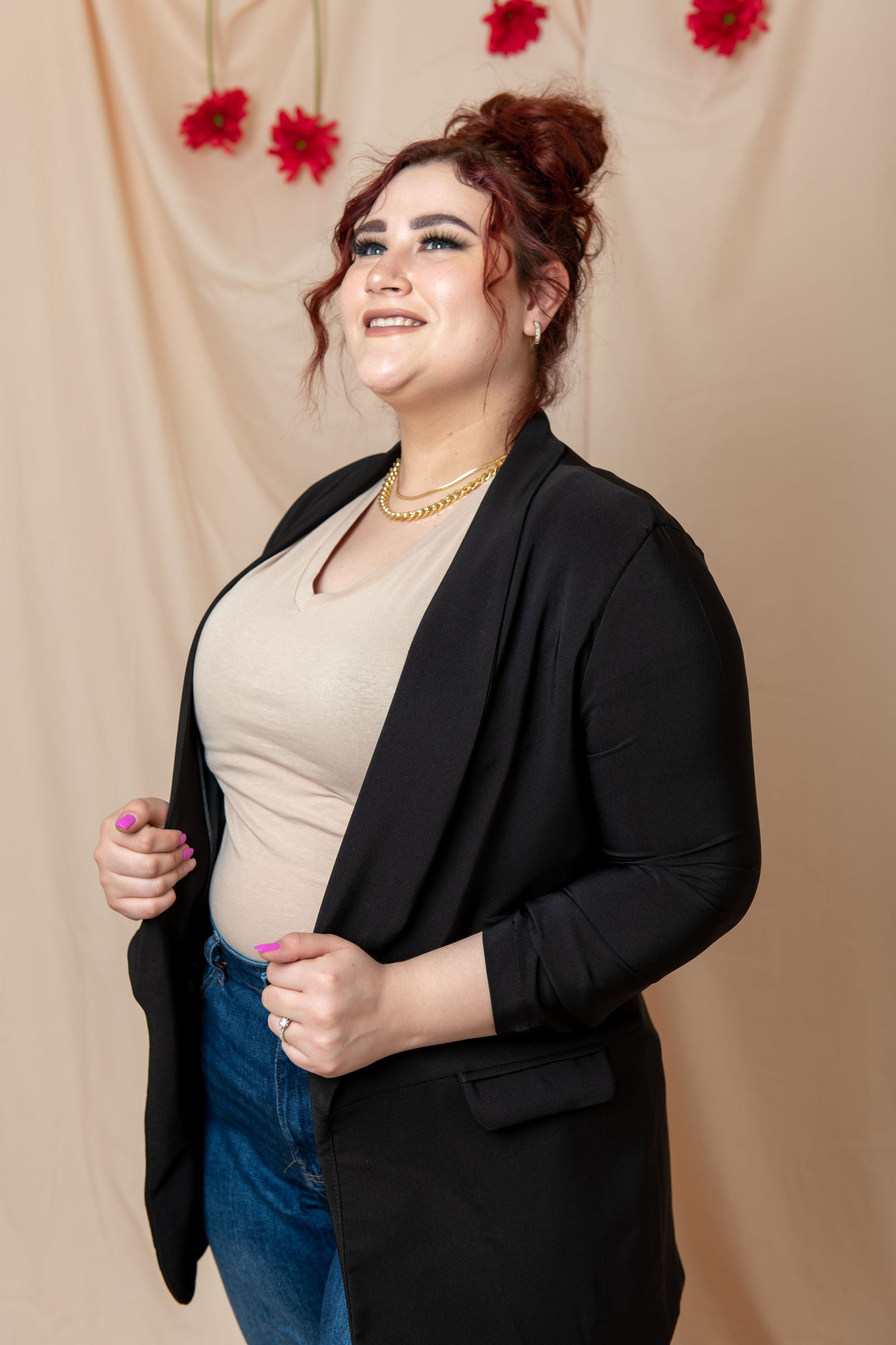 Foto 7 pulgar | Blazer de Vestir María Ferré 2846 Negro para Mujer