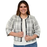 Saco Tweed Roman Fashion AB-ST-7049-BLANCO-ALL Multicolor