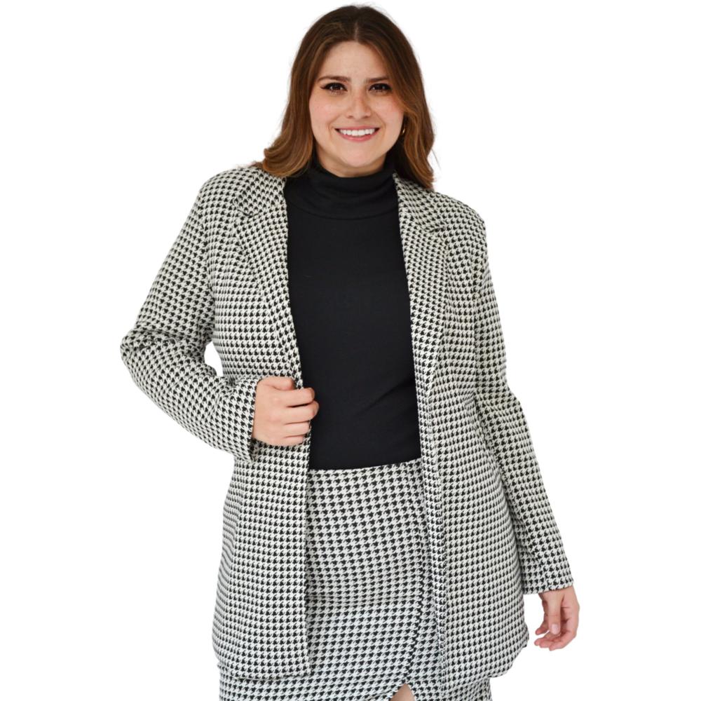 Foto 2 pulgar | Blazer con Forro Roman Fashion Tallas Extras 2650