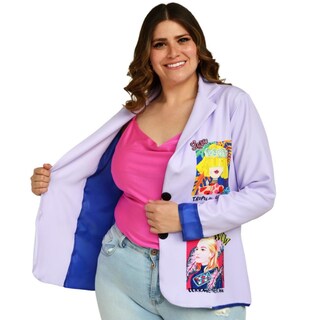Foto 3 | Blazer Roman Fashion color Púrpura para Mujer