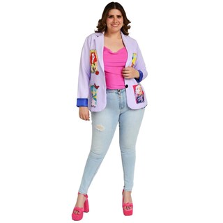 Foto 5 | Blazer Roman Fashion color Púrpura para Mujer