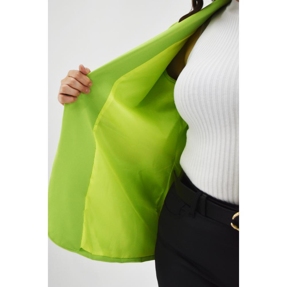 Foto 4 | Blazer Manga 3/4 Roman Fashion /tallas Extras, 12255 (verde Limón) Verde Lima