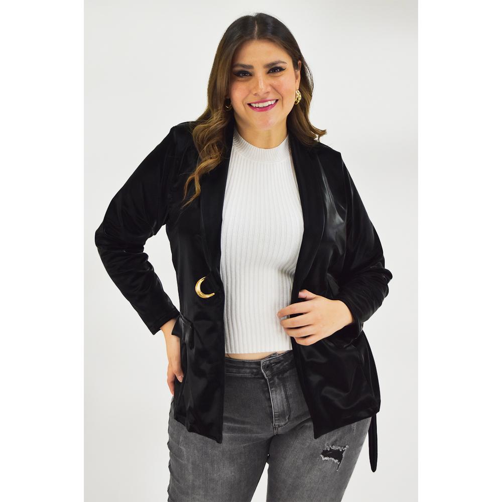 Foto 2 pulgar | Blazer Roman Fashion Negro para Mujer
