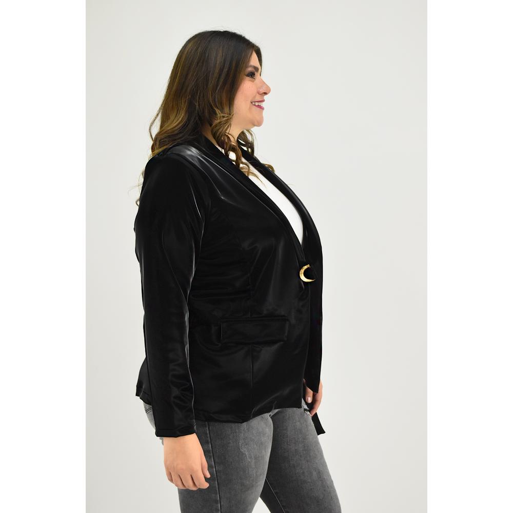 Foto 3 pulgar | Blazer Roman Fashion Negro para Mujer