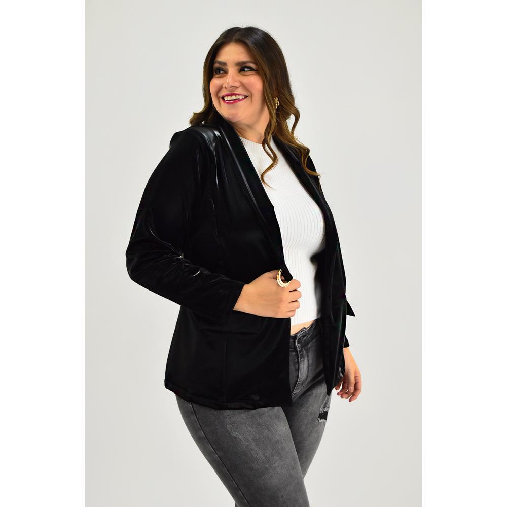 Foto 6 pulgar | Blazer Roman Fashion Negro para Mujer