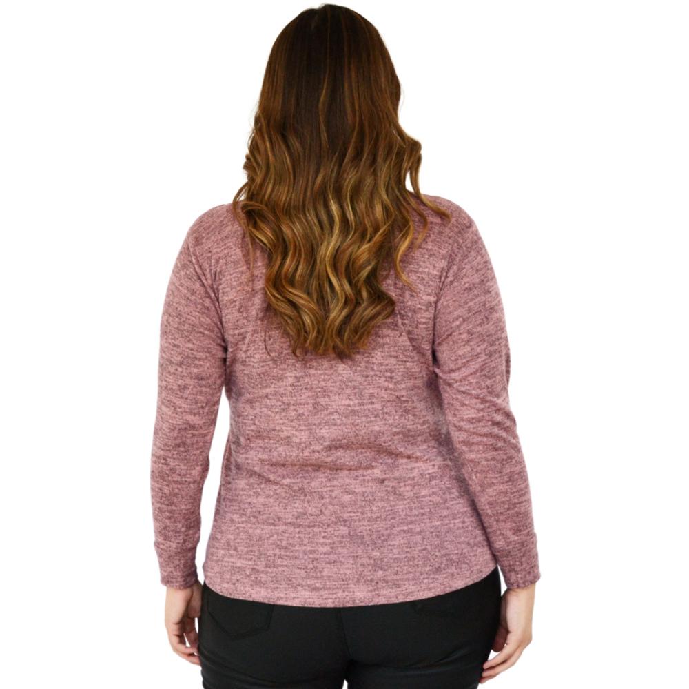 Foto 3 | Blusa Tejida con Perlas Roman Fashion 1138 color Rosa