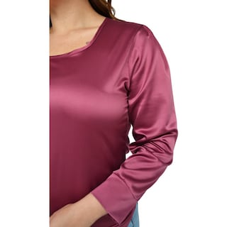Foto 5 | Blusa de Satín Roman Fashion 2130 color Púrpura
