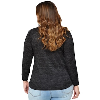Foto 3 | Blusa Tejida con Perlas Roman Fashion 1138 color Gris