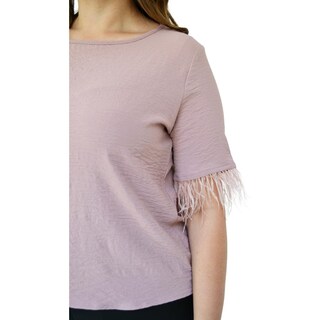 Foto 4 | Blusa con Plumas Roman Fashion 3870 color Rosa