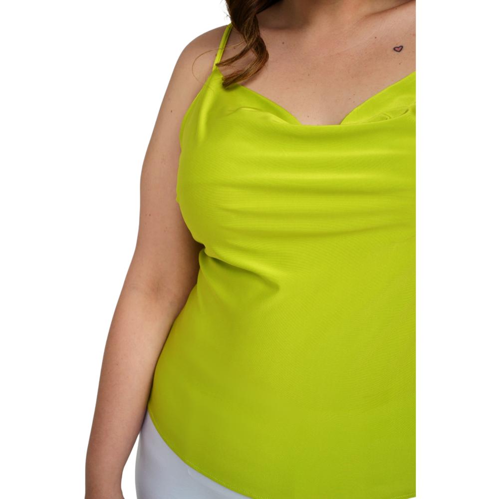 Foto 5 pulgar | Blusa Roman Fashion BL-ELY-0424 color Verde Tallas Extras