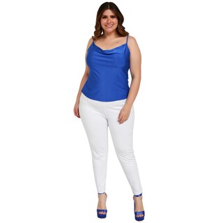 Foto 5 | Blusa Roman Fashion BL-ELY-0424 color Azul Tallas Extras
